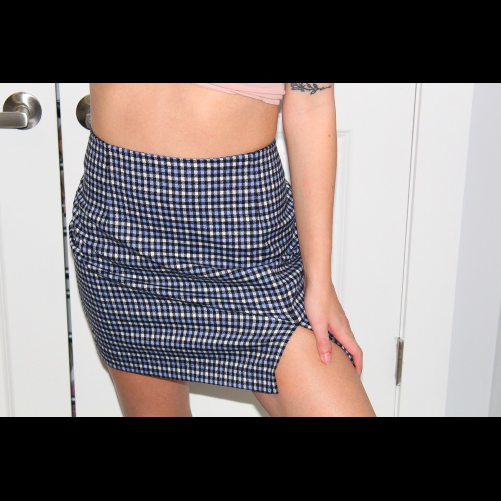 Wild Fables Plaid Skirt